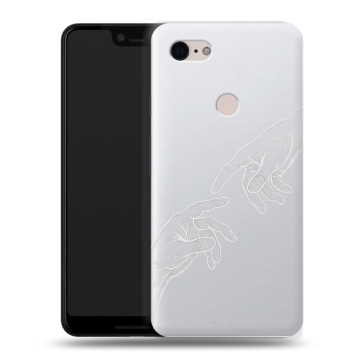 Силиконовый чехол на Google Pixel 3 XL с принтом Сотворение мира