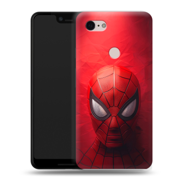 Силиконовый чехол на Google Pixel 3 XL с принтом Spiderman Человек паук