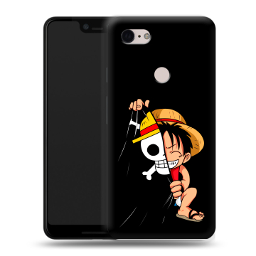 Силиконовый чехол на Google Pixel 3 XL с принтом One Piece Ван Пис