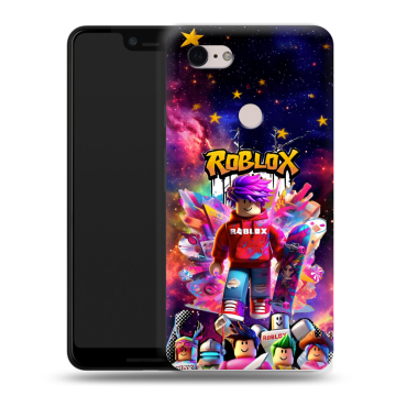 Силиконовый чехол на Google Pixel 3 XL с принтом Roblox Роблокс Силиконовый чехол на Google Pixel 3 XL с принтом Roblox Роблокс