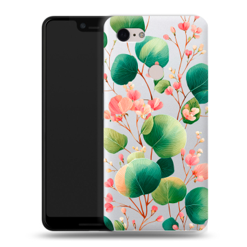 Силиконовый чехол на Google Pixel 3 XL с принтом женский