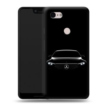 Силиконовый чехол на Google Pixel 3 XL с принтом Mercedes Мерседес