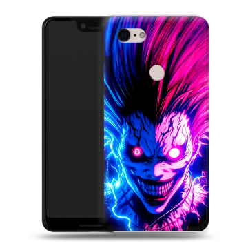Силиконовый чехол на Google Pixel 3 XL с принтом Death note Тетрадь смерти