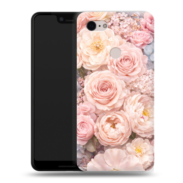 Силиконовый чехол на Google Pixel 3 XL с принтом женский Силиконовый чехол на Google Pixel 3 XL с принтом женский