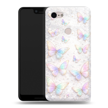 Силиконовый чехол на Google Pixel 3 XL с принтом женский Силиконовый чехол на Google Pixel 3 XL с принтом женский