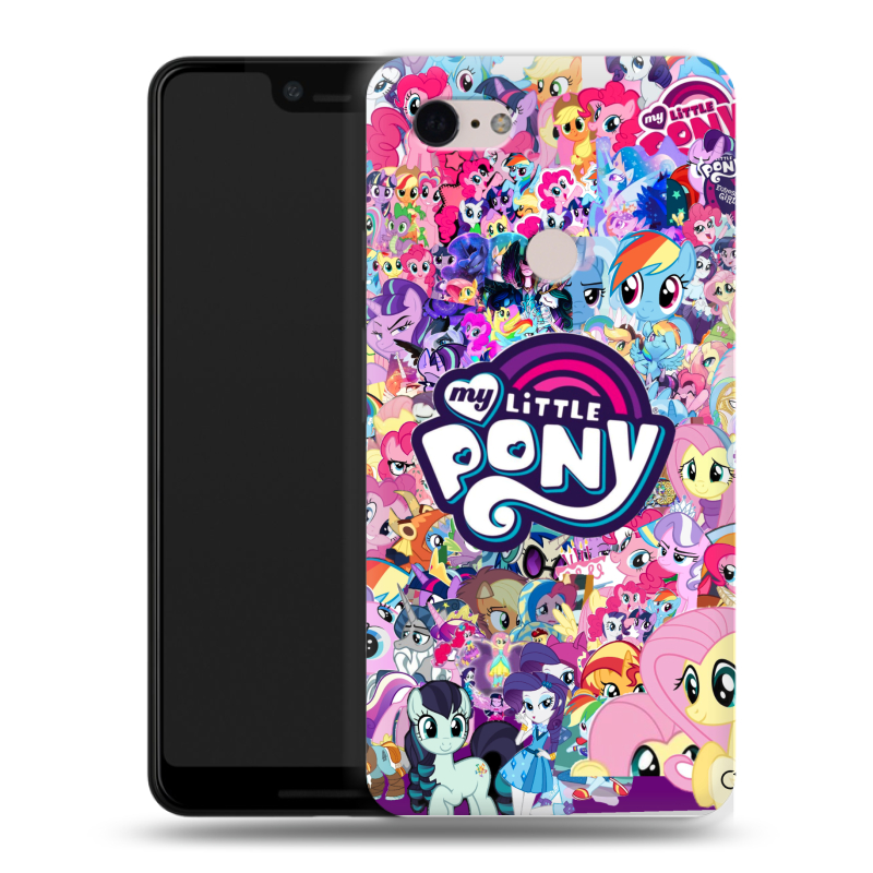 Силиконовый чехол на Google Pixel 3 XL с принтом My little pony Дружба чудо Силиконовый чехол на Google Pixel 3 XL с принтом My little pony Дружба чудо