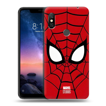Силиконовый чехол на Xiaomi RedMi Note 6 Pro с принтом человек паук spiderman
