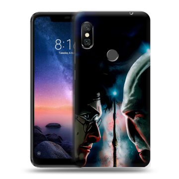 Силиконовый чехол на Xiaomi RedMi Note 6 Pro с принтом Гарри Поттер Harry Potter