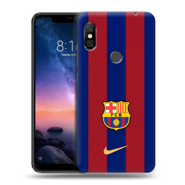 Силиконовый чехол на Xiaomi RedMi Note 6 Pro с принтом Барселона Barcelona Силиконовый чехол на Xiaomi RedMi Note 6 Pro с принтом Барселона Barcelona