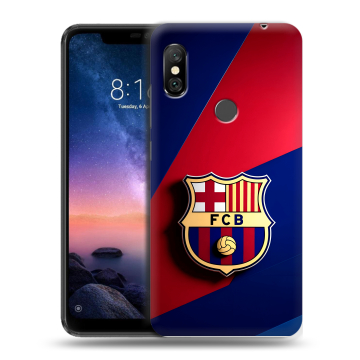 Силиконовый чехол на Xiaomi RedMi Note 6 Pro с принтом Барселона Barcelona Силиконовый чехол на Xiaomi RedMi Note 6 Pro с принтом Барселона Barcelona