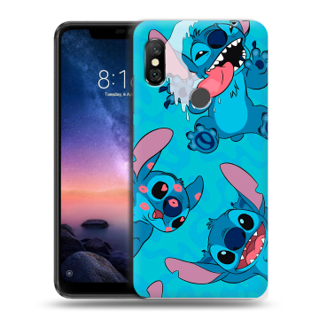 Силиконовый чехол на Xiaomi RedMi Note 6 Pro с принтом Лило и Стич