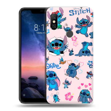 Силиконовый чехол на Xiaomi RedMi Note 6 Pro с принтом Лило и Стич Силиконовый чехол на Xiaomi RedMi Note 6 Pro с принтом Лило и Стич