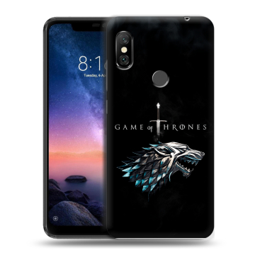 Силиконовый чехол на Xiaomi RedMi Note 6 Pro с принтом Игра Престолов Game Thrones