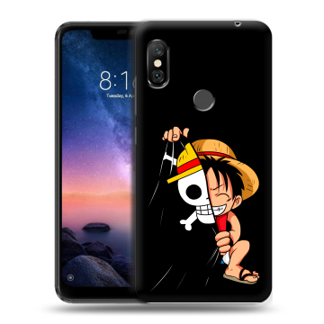 Силиконовый чехол на Xiaomi RedMi Note 6 Pro с принтом One Piece Ван Пис