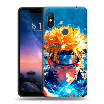 Силиконовый чехол на Xiaomi RedMi Note 6 Pro с принтом Аниме Наруто Naruto Силиконовый чехол на Xiaomi RedMi Note 6 Pro с принтом Аниме Наруто Naruto
