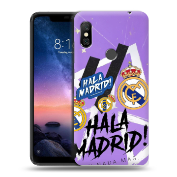 Силиконовый чехол на Xiaomi RedMi Note 6 Pro с принтом Real Madrid Реал Мадрид Силиконовый чехол на Xiaomi RedMi Note 6 Pro с принтом Real Madrid Реал Мадрид