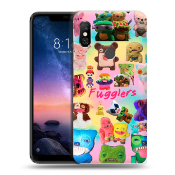 Силиконовый чехол на Xiaomi RedMi Note 6 Pro с принтом Флагер Fuggler