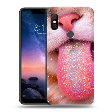 Силиконовый чехол на Xiaomi RedMi Note 6 Pro с принтом для девочек