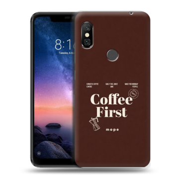 Силиконовый чехол на Xiaomi RedMi Note 6 Pro с принтом женский