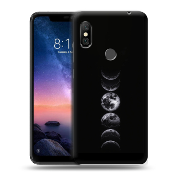 Силиконовый чехол на Xiaomi RedMi Note 6 Pro с принтом женский Силиконовый чехол на Xiaomi RedMi Note 6 Pro с принтом женский
