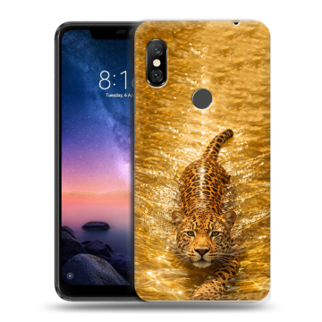 Силиконовый чехол на Xiaomi RedMi Note 6 Pro с принтом женский