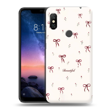 Силиконовый чехол на Xiaomi RedMi Note 6 Pro с принтом для девочек