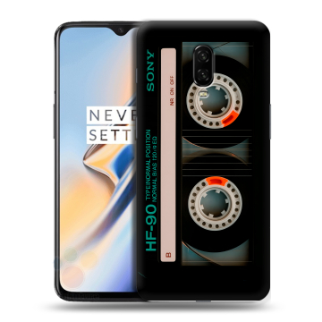 Силиконовый чехол на OnePlus 6T с принтом Кассета