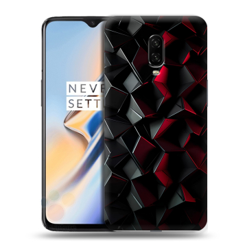 Силиконовый чехол на OnePlus 6T с принтом Абстракция