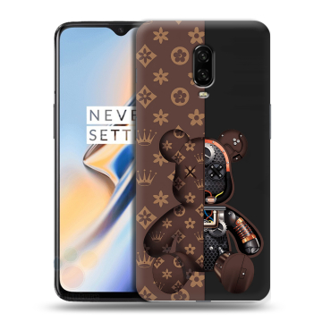 Силиконовый чехол на OnePlus 6T с принтом Луи робот