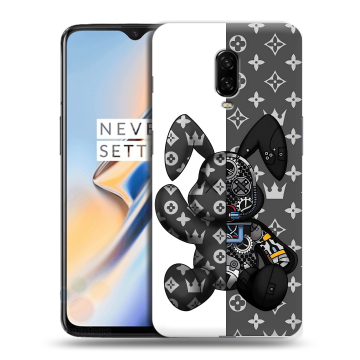 Силиконовый чехол на OnePlus 6T с принтом Луи робот