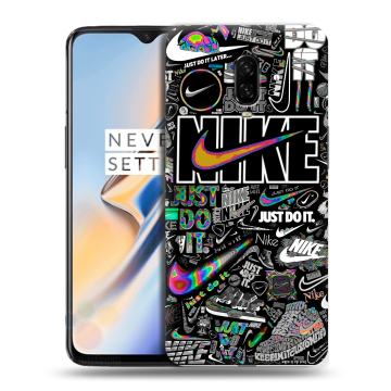 Силиконовый чехол на OnePlus 6T с принтом Найк