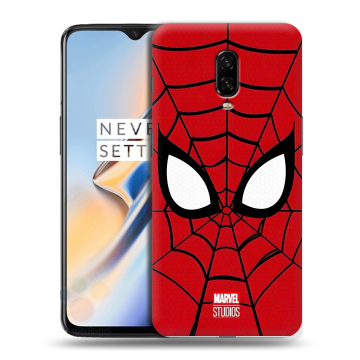 Силиконовый чехол на OnePlus 6T с принтом человек паук spiderman