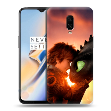 Силиконовый чехол на OnePlus 6T с принтом Как приручить дракона