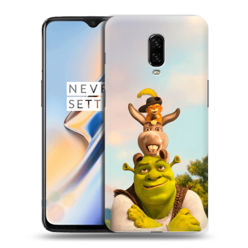 Силиконовый чехол на OnePlus 6T с принтом Шрек Shrek