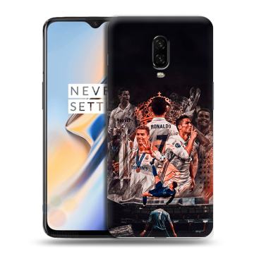 Силиконовый чехол на OnePlus 6T с принтом Реал Роналдо Real Ronaldo