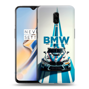 Силиконовый чехол на OnePlus 6T с принтом БМВ BMW