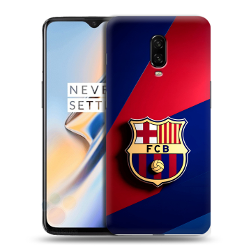 Силиконовый чехол на OnePlus 6T с принтом Барселона Barcelona