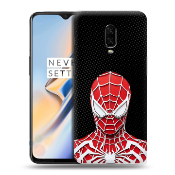 Силиконовый чехол на OnePlus 6T с принтом человек паук spiderman