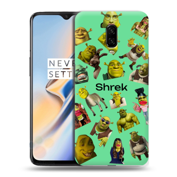 Силиконовый чехол на OnePlus 6T с принтом Шрек Shrek