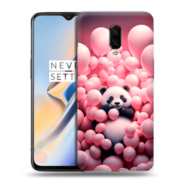 Силиконовый чехол на OnePlus 6T с принтом Панда