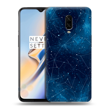 Силиконовый чехол на OnePlus 6T с принтом Космос звезды