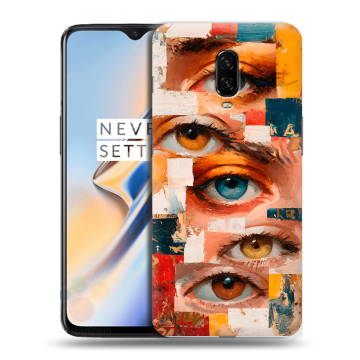 Силиконовый чехол на OnePlus 6T с принтом Модный принт