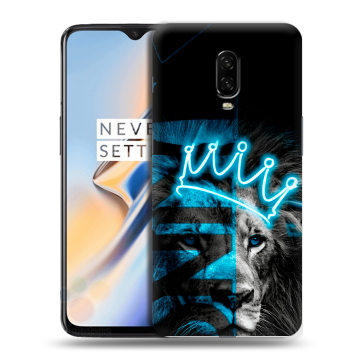 Силиконовый чехол на OnePlus 6T с принтом Король лев