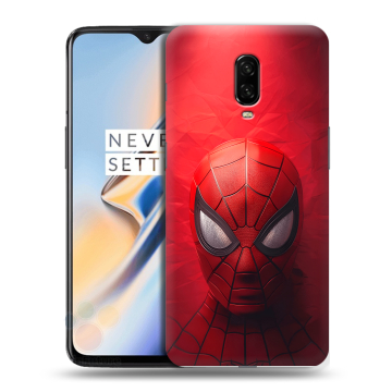 Силиконовый чехол на OnePlus 6T с принтом Spiderman Человек паук