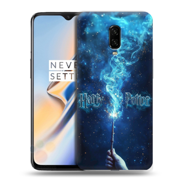 Силиконовый чехол на OnePlus 6T с принтом Harry Potter Гарри Поттер