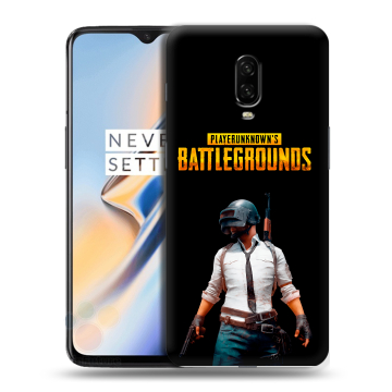Силиконовый чехол на OnePlus 6T с принтом PUGB ПАГБ