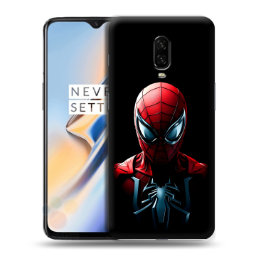 Силиконовый чехол на OnePlus 6T с принтом Spiderman Человек паук