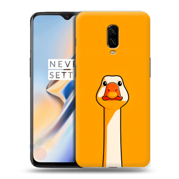 Силиконовый чехол на OnePlus 6T с принтом Смешная утка