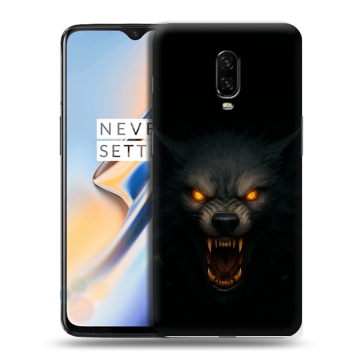 Силиконовый чехол на OnePlus 6T с принтом Волк