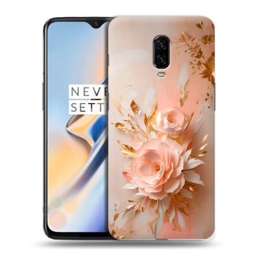 Силиконовый чехол на OnePlus 6T с принтом женский